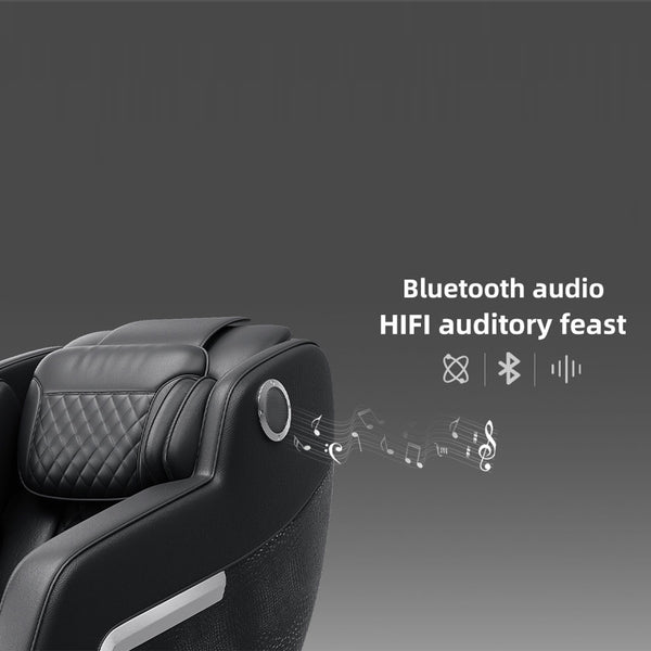 English Elm Massage Chair Zero Gravity Full-Body Recliner with 20 Airbags, Hip Heat, Foot & Air Massage System W3327S00004