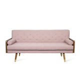 Christopher Knight Home® - Noble House - Jalon Mid-Century Modern Tufted Fabric Sofa