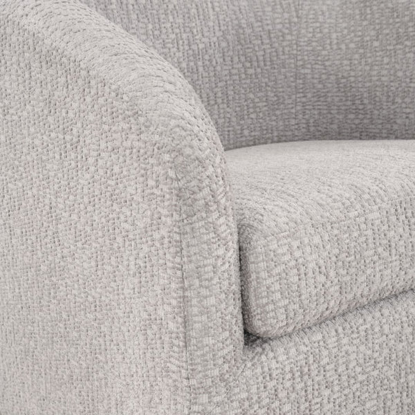 OSP Home Furnishings Parker Swivel Tub Chair Sterling