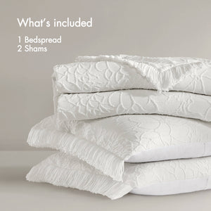 English Elm 3PCS Queen Comforter Set – Ultra-Soft Washed Microfiber Comforter with Plush Poly Fill, Cozy Luxury Bedding White 17.72 L x 15.75 W x 5.51 H B035P341100