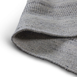 English Elm Hodges Handwoven 6x9 Area Rug Ivory & Grey Geometric Stripes Durable Wool-Cotton Blend Indoor B136P188389