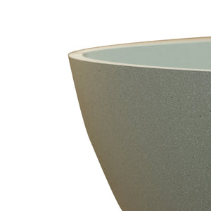 English Elm 67'' Solid Stone Resin Freestanding Soaking Tub with Ergonomic Curve for Modern Baths W2753P416680