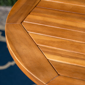 English Elm Christopher Knight Home® - STAMFORD Rustic Acacia Wood Outdoor Bar Table with Slat Top, X-Stretcher Support, Teak/Grey Finish 64870.00