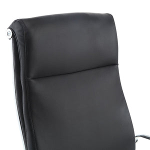 OSP Home Furnishings High Back Ergonomic Manager Chair with Antimicrobial Fabric Chrome Arms and Lumbar Support High Black 920350C-R107