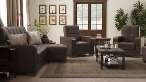 English Elm Primenest Zenaero Chaise Lounge With Storage - Stylish, Convertible Upholstered Sleeper For Any Space B030P303560-GIGA