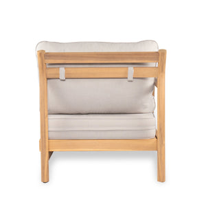 English Elm Christopher Knight Home® - Patio Acacia Wood Sectional Sofa With Chaise Lounge & Water-Resistant Cushions For Outdoor Comfort N772P262284B