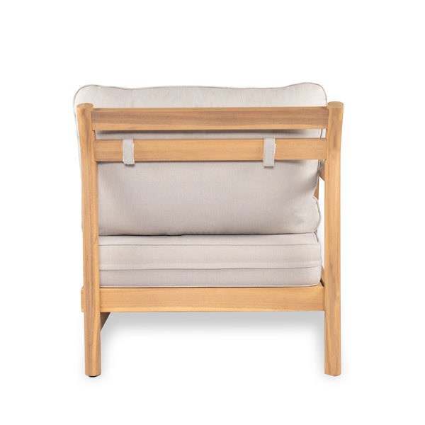 English Elm Christopher Knight Home® - Patio Acacia Wood Sectional Sofa With Chaise Lounge & Water-Resistant Cushions For Outdoor Comfort N772P262284B