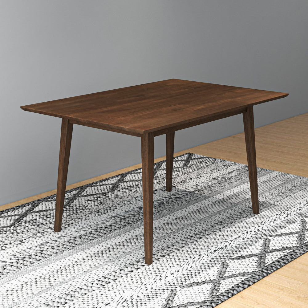 English Elm Ashcroft Furniture - Carlos Solid Wood Dining Table – Mid-Century Modern Design For 4-6 People With Timeless Elegance B183P201594