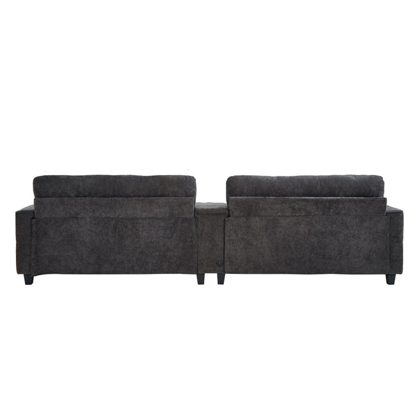English Elm Swivel Barrel Accent Chair Chenille Tufted Round Club Seat for Living Room Lounge Grey N719S002290E
