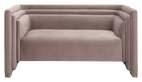 Trippel Loveseat Taupe 110306 Zuo Modern