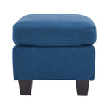 Christopher Knight Home® - Noble House - - Springfield Navy Blue Ottoman