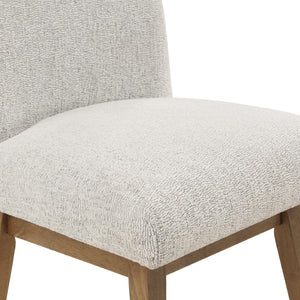 OSP Home Furnishings Finley 26” Swivel Counter Stool  - Set of 2 Parchment/Med Oak