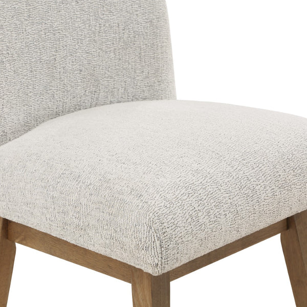 OSP Home Furnishings Finley 26” Swivel Counter Stool  - Set of 2 Parchment/Med Oak