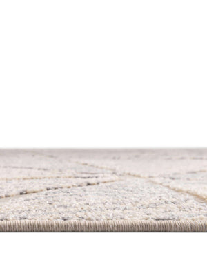 Unique Loom Arlo AJ Machine Made Geometric Rug Sandy Beige, Gray/Ivory 7' 10" x 10' 0"