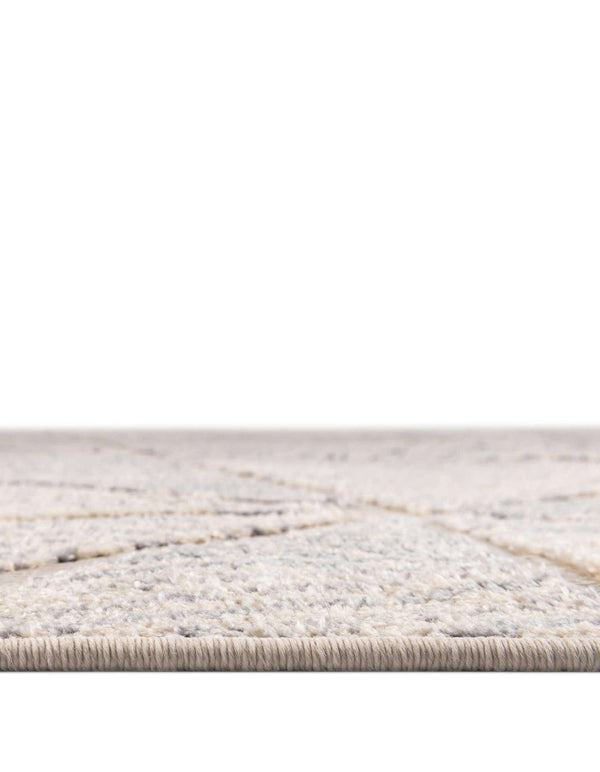 Unique Loom Arlo AJ Machine Made Geometric Rug Sandy Beige, Gray/Ivory 7' 10" x 10' 0"