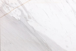 Sunpan Tribecca Marble Coffee Table - Elegant White Design with Stainless Steel Base for Modern Living Spaces