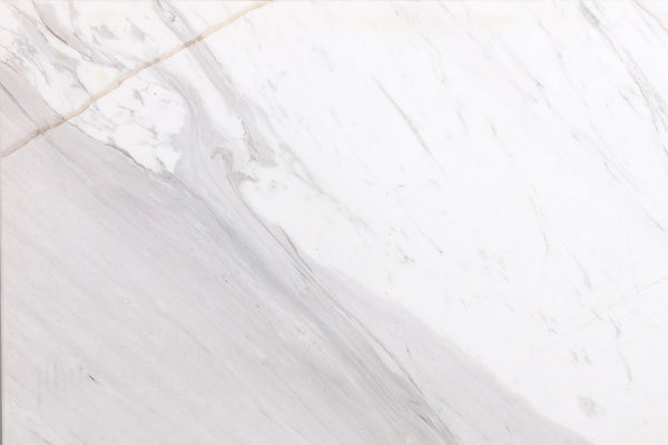 Sunpan Tribecca Marble Coffee Table - Elegant White Design with Stainless Steel Base for Modern Living Spaces