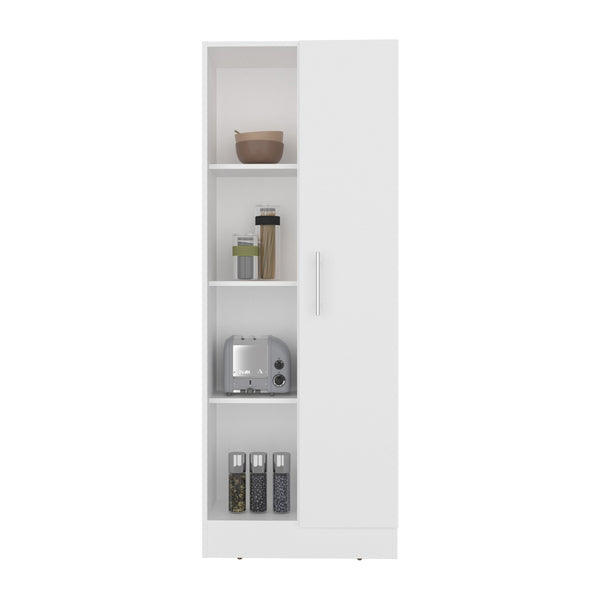 English Elm Juls Tall Pantry Cabinet with Open Shelves and Enclosed Storage for Any Room B070P474242