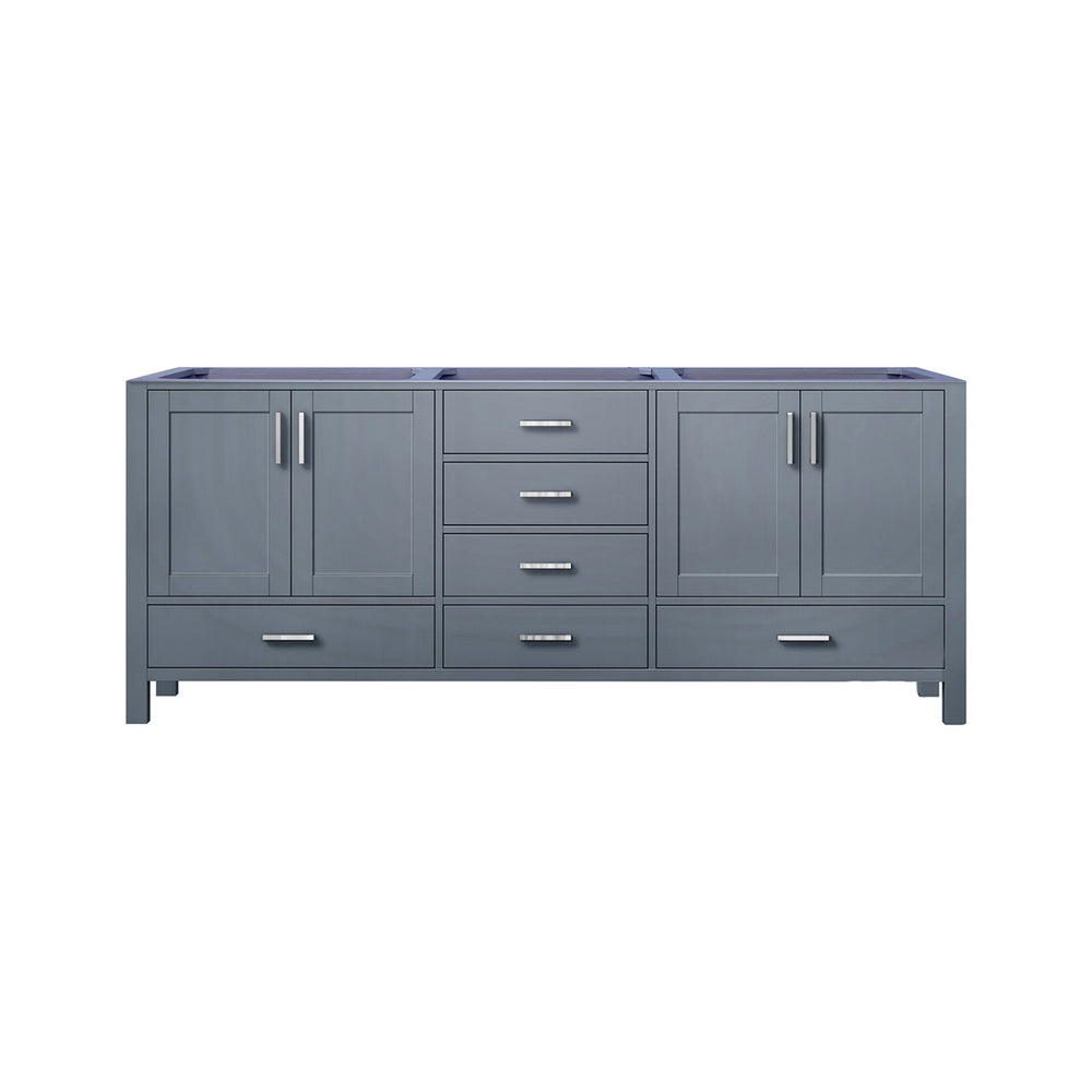 English Elm Dark Grey Double Bath Vanity - 80" W Stylish Storage Solution With Soft-Close Features & Durability B2731P258939