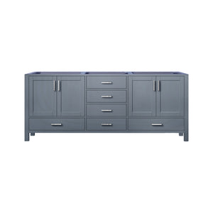 English Elm Dark Grey Double Bath Vanity - 80" W Stylish Storage Solution With Soft-Close Features & Durability B2731P258939