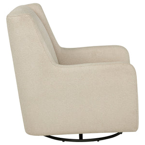 English Elm Calianna Boucle Barrel Accent Chair with Oak Legs for Living Room or Bedroom Beige B062P451746
