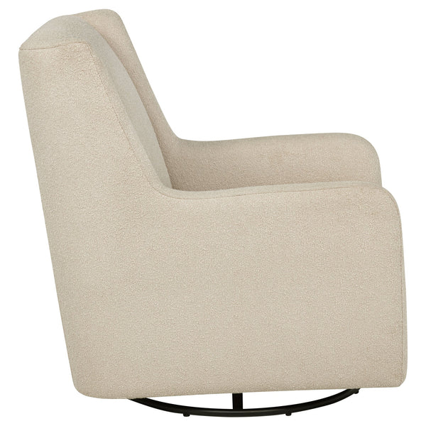 English Elm Calianna Boucle Barrel Accent Chair with Oak Legs for Living Room or Bedroom Beige B062P451746