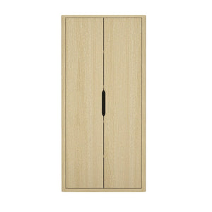 English Elm Rivington 38" Natural Oak Bookcase Cabinet - Modern Storage Solution With Adjustable Shelves & Style B365S00014-GIGA