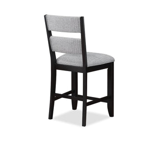 English Elm Kara Upholstered Counter Height Dining Chairs Set of 2 with Solid Wood Frame B056P416861