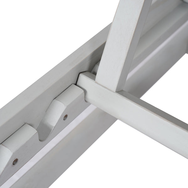 English Elm Christopher Knight Home® - Outdoor Rope Chaise Lounge with Acacia Wood Frame and Adjustable 4-Position Recline for Patio Comfort Grey,LIGHT GREY 84.84 L x 29.13 W x 5.78 H N776P288556G