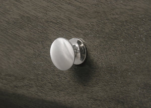 English Elm 1Pc Contemporary Nightstand with Beveled Drawers and Silver Knobs, Solid Wood End Table Accent Gray 28 L x 18 W x 26 H ESFCRMB4270-2