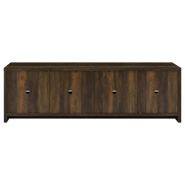 English Elm Lunetta Wide Media Console Four Door Cabinet Engineered Wood for Living Rooms Brown B062P447781