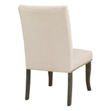 OSP Home Furnishings Hamilton Dining Chair  - Set of 2 Rice