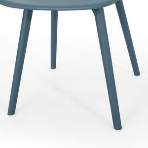 English Elm Christopher Knight Home® - LILY Outdoor Dining Chair with Weather-Resistant Polypropylene, Diamond Mesh Design for Durability Green 27.5 L x 21.2 W x 20.3 H 69070.00GRN