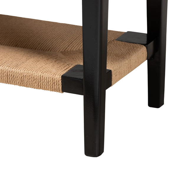 English Elm Hand-carved Suar Wood Sculptural Accent Table Artisan Openwork Design for Boho Interiors B2750P467651