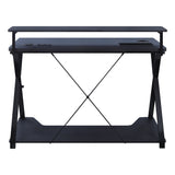 OSP Home Furnishings Checkpoint Gaming Desk Black / Carbon