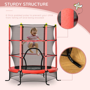 English Elm Soozier 5.3 Foot Kids Trampoline Bungee Spring Free Design Safe Indoor Bouncer W2225P229304