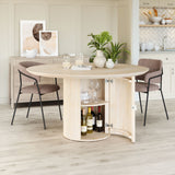 Izola Dining Table Natural 109855 Zuo Modern