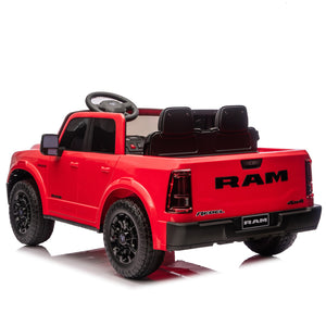English Elm 24v Dodge Ram 2500 Licensed Kids Electric Truck Two Seat Ride on with Remote W1578P305907