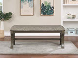 OSP Home Furnishings Monaco 48" Bench Grey Giraffe/Antique Grey