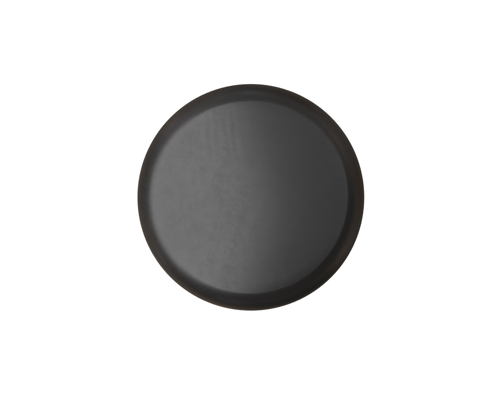 Sunpan Iolite Contemporary Round End Table - Unique Natural Concrete Design for Indoor and Outdoor Spaces Black