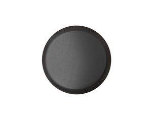 Sunpan Iolite Contemporary Round End Table - Unique Natural Concrete Design for Indoor and Outdoor Spaces Black