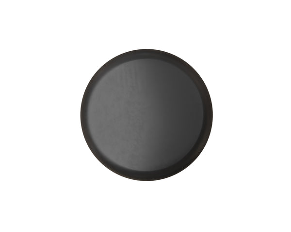 Sunpan Iolite Contemporary Round End Table - Unique Natural Concrete Design for Indoor and Outdoor Spaces Black