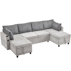 English Elm Swivel Barrel Accent Chair Chenille Tufted Round Club Seat for Living Room Lounge Grey N719S002230E