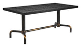 Neum Dining Table Black 110022 Zuo Modern