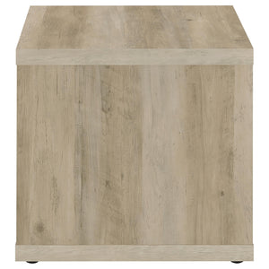 English Elm Hermosa Rustic Open Shelf Coffee and End Table Set for Farmhouse Living Rooms Pine Wood B062S01526