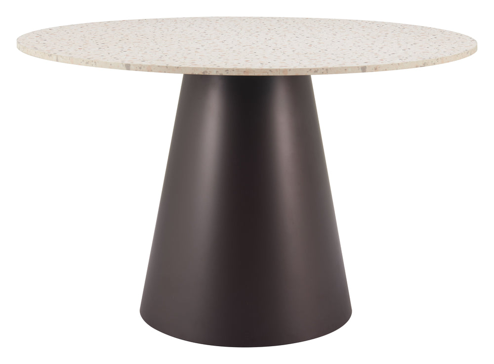 Zuo Modern Jorf Dining Table In Beige & Bronze - Stylish Mdf And Steel Design For Modern Dining Spaces! Beige Mdf,Steel 109928-zuo-modern