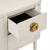 Briallen White Nightstand