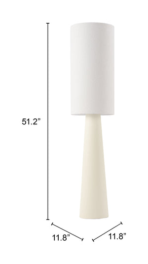 Zuo Modern Heaven Floor Lamp - Modern Design With High-quality Pvc And Steel For Stunning Home Elegance White Pvc,Steel 56178-zuo-modern