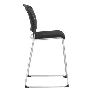 OSP Home Furnishings Tall Stackable Office Visitor Chairs Ergonomic Commercial Seating for Reception Areas 2/Ctn 88657C2-30