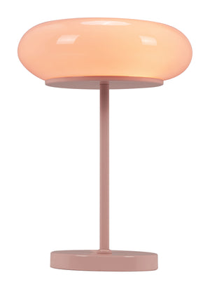 Zuo Modern Munk Table Lamp Pink - Modern Design, Chic Aesthetic, Versatile Lighting For Any Contemporary Space Pink Pvc,Steel 56179-zuo-modern